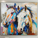 Handmade Abstract Animals Oil Painting NAYVOANI0042