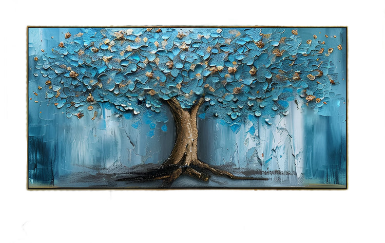 Handmade Abstract Landscape Oil Painting NAYVOLAN072