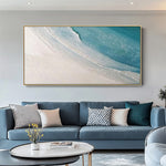 Handmade Abstract Seascape Oil Painting NAYVOSEA104