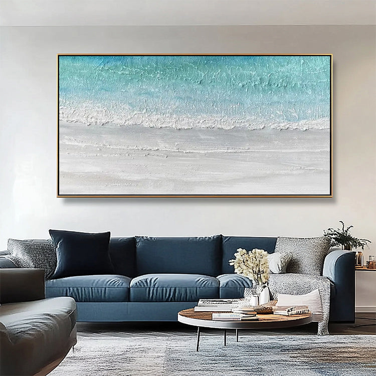 Handmade Abstract Seascape Oil Painting NAYVOSEA105
