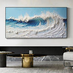 Handmade Abstract Seascape Oil Painting NAYVOSEA108