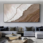 Handmade Abstract Seascape Oil Painting NAYVOSEA109