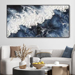 Handmade Abstract Seascape Oil Painting NAYVOSEA110