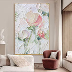 Handmade Abstract Flowers Oil Painting NAYVOFLO090