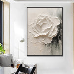 Handmade Abstract Flowers Oil Painting NAYVOFLO091