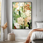 Handmade Abstract Flowers Oil Painting NAYVOFLO092