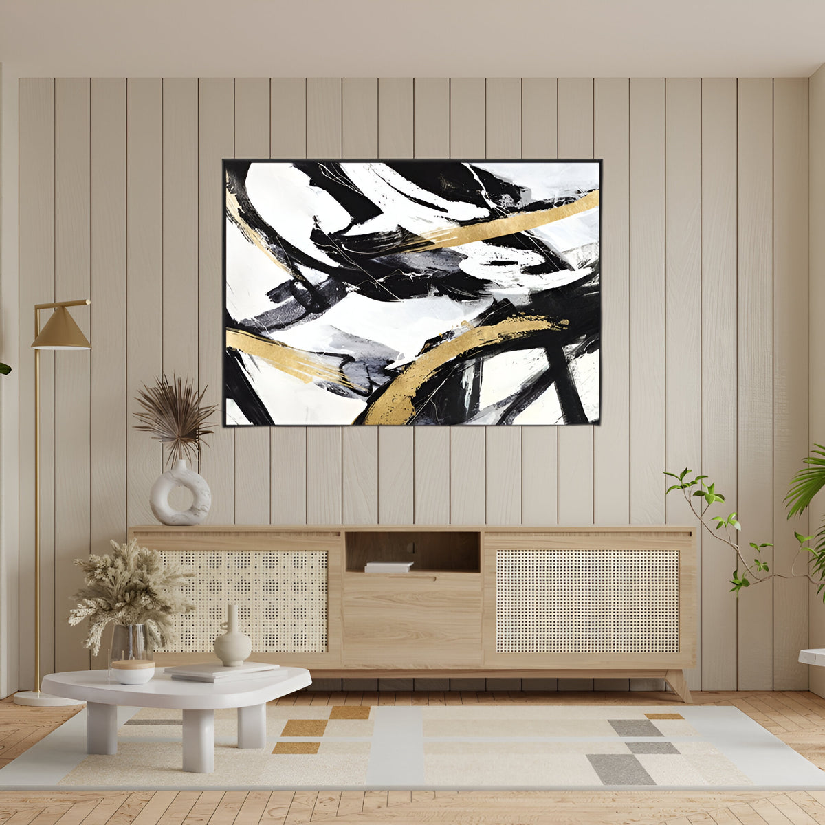 Handmade Abstract Oil Painting NAYVOABS009
