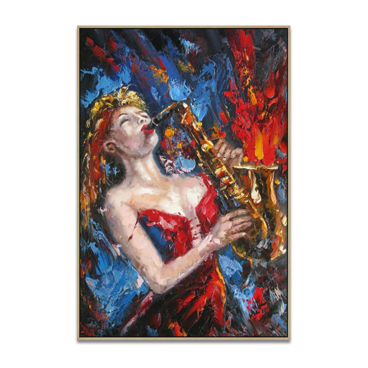 Handmade Abstract Figures Oil Painting NAYVOFIG032