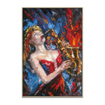 Handmade Abstract Figures Oil Painting NAYVOFIG032