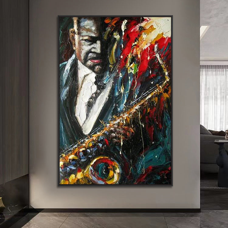 Handmade Abstract Figures Oil Painting NAYVOFIG034