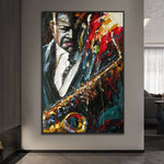 Handmade Abstract Figures Oil Painting NAYVOFIG034