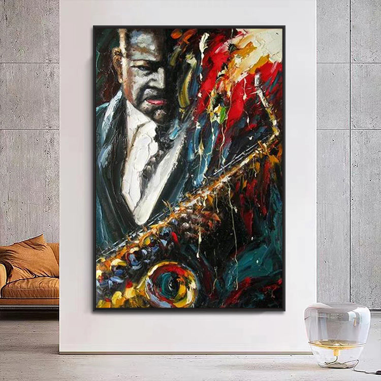 Handmade Abstract Figures Oil Painting NAYVOFIG034