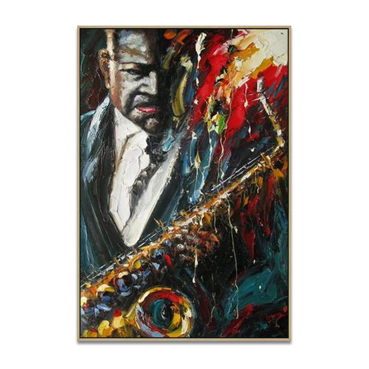 Handmade Abstract Figures Oil Painting NAYVOFIG034