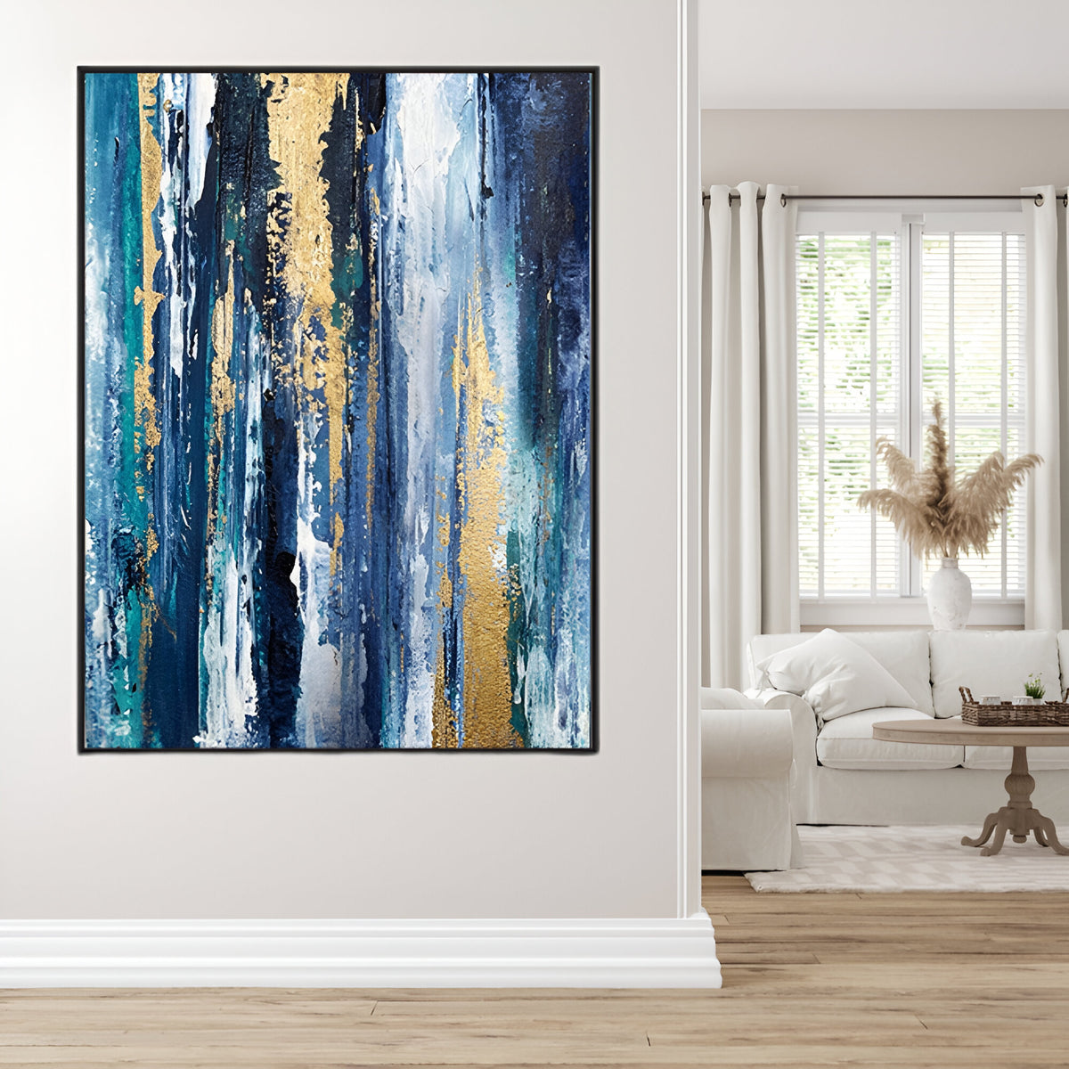 Handmade Abstract Oil Painting NAYVOABS005