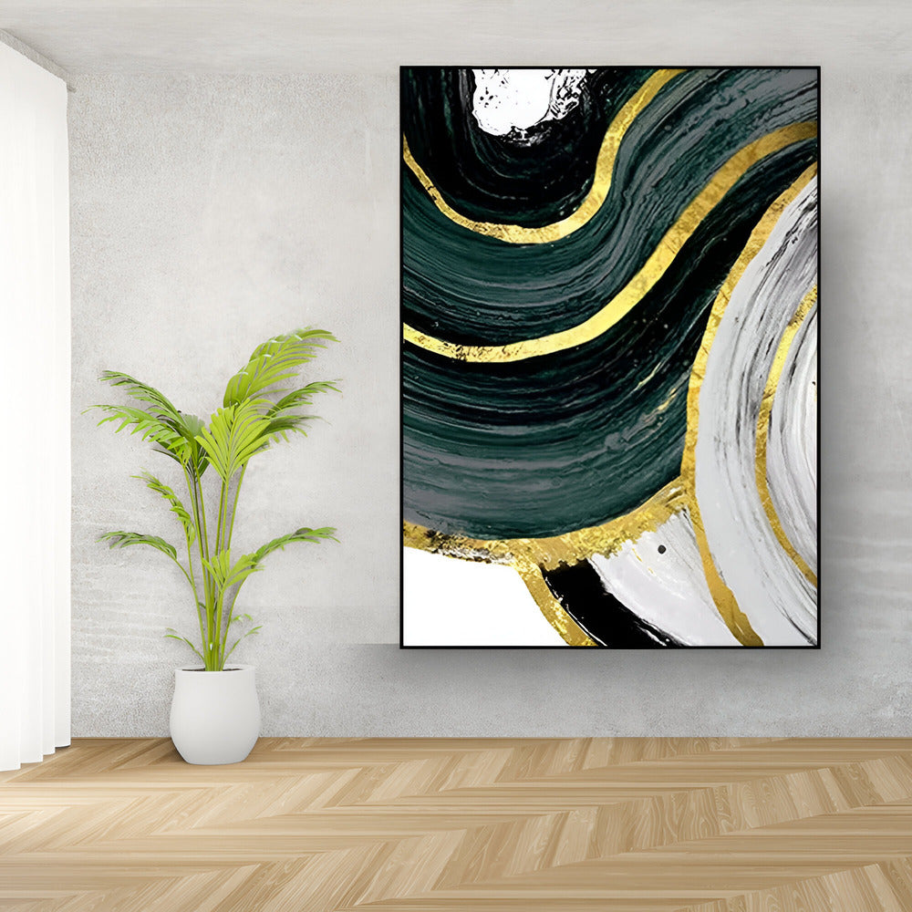 Handmade Abstract Oil Painting NAYVOABS0093