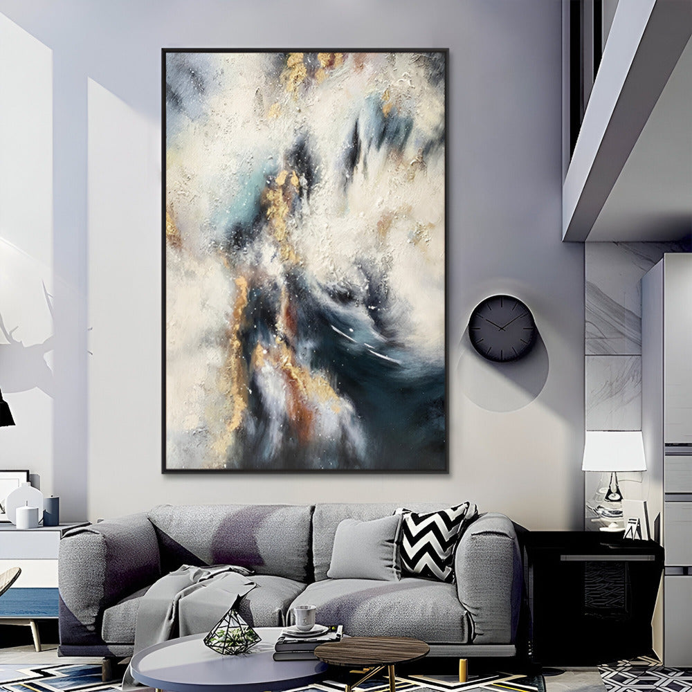 Handmade Abstract Oil Painting NAYVOABS0104
