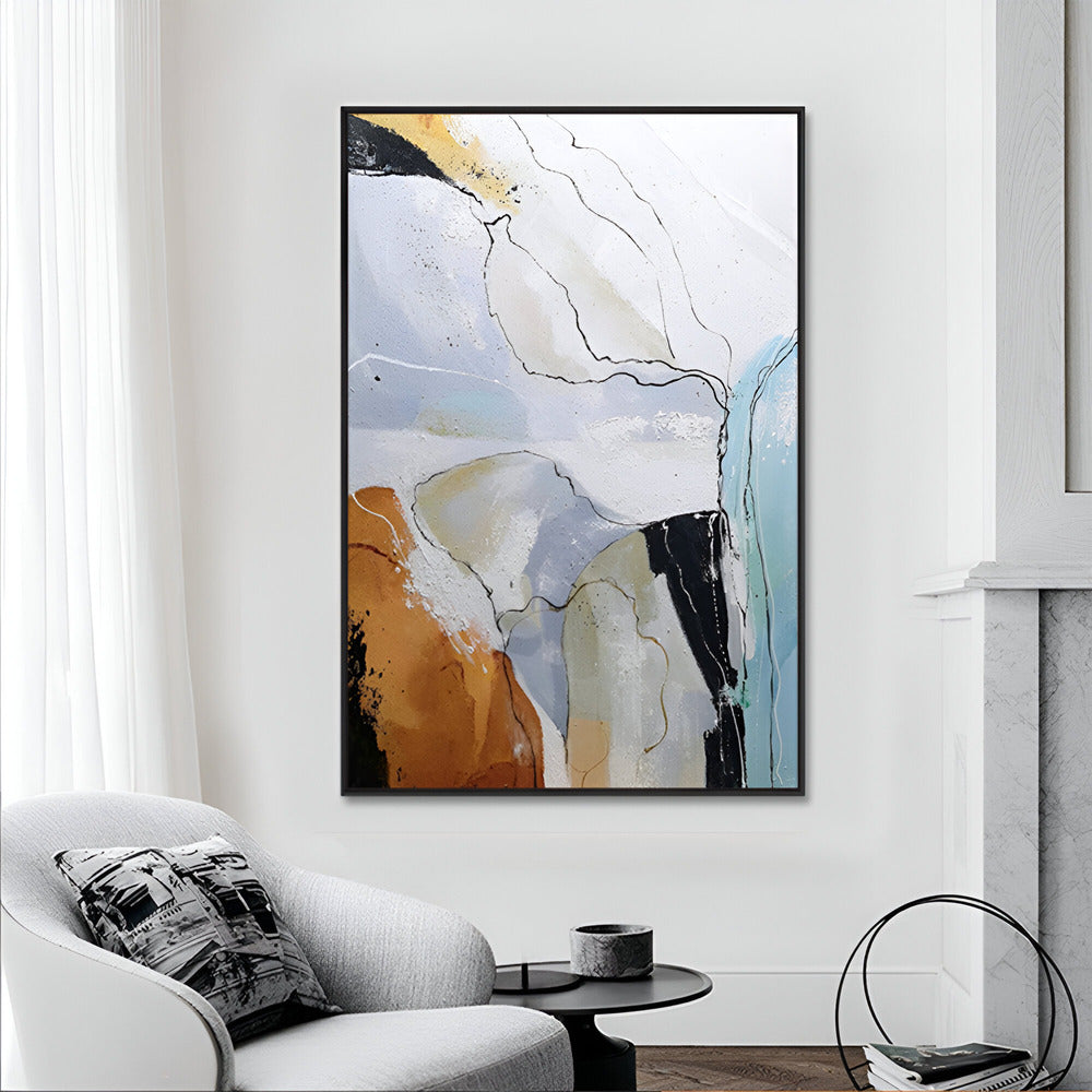 Handmade Abstract Oil Painting NAYVOABS0108
