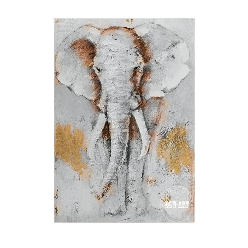 Handmade Abstract Animals Oil Painting NAYVOANI0001