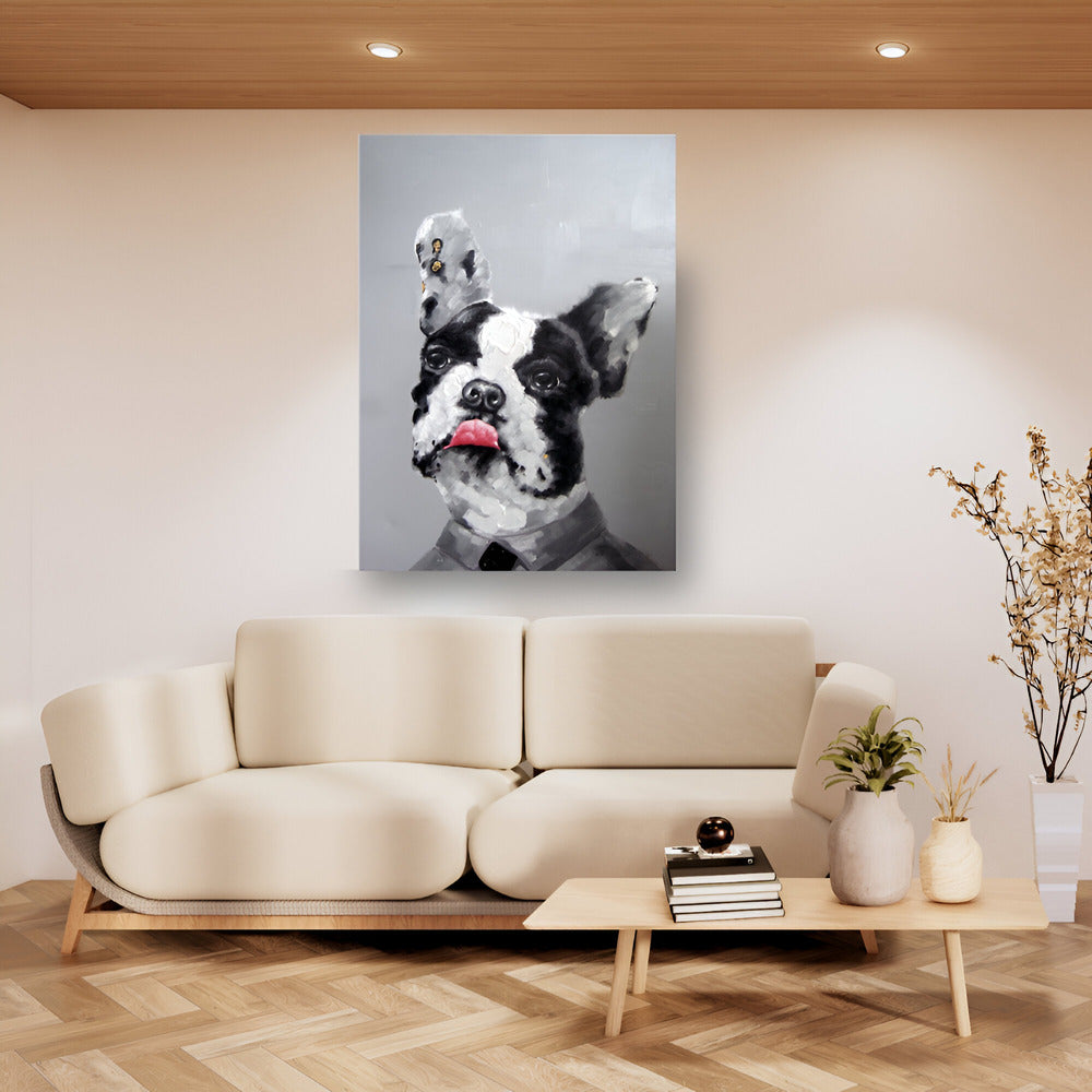Handmade Abstract Animals Oil Painting NAYVOANI0005