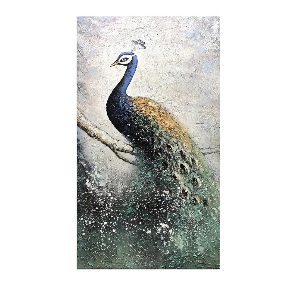 Handmade Abstract Animals Oil Painting NAYVOANI0008