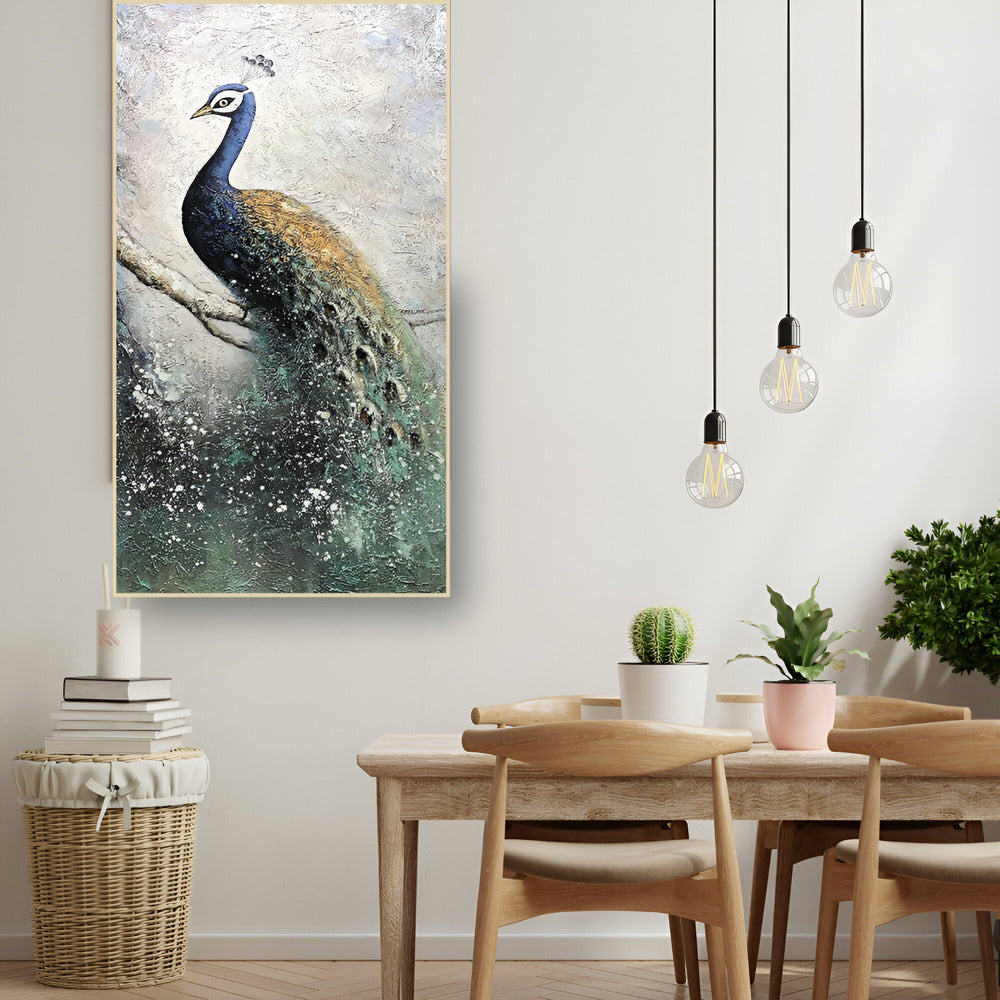 Handmade Abstract Animals Oil Painting NAYVOANI0008