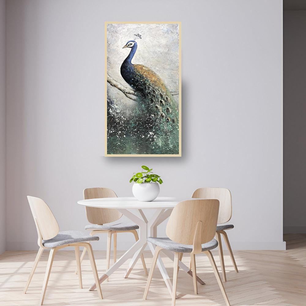 Handmade Abstract Animals Oil Painting NAYVOANI0008