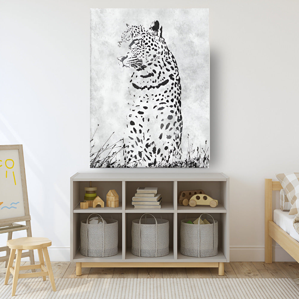 Handmade Abstract Animals Oil Painting NAYVOANI0011