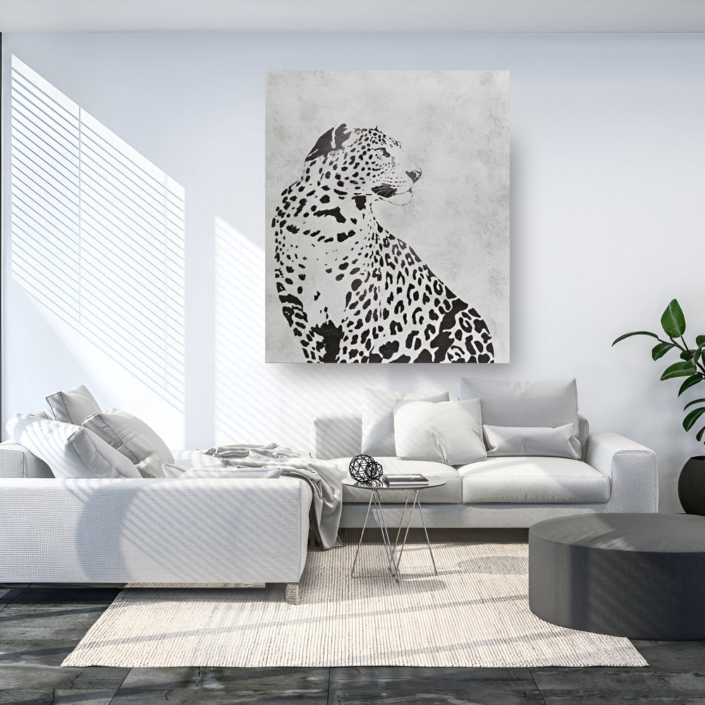 Handmade Abstract Animals Oil Painting NAYVOANI0013