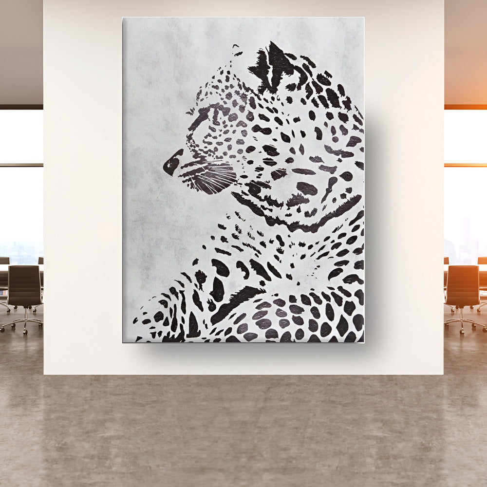 Handmade Abstract Animals Oil Painting NAYVOANI0012