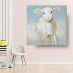 Handmade Abstract Animals Oil Painting NAYVOANI0014