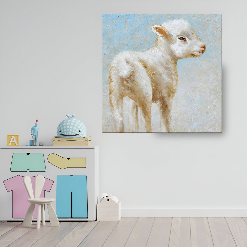 Handmade Abstract Animals Oil Painting NAYVOANI0015