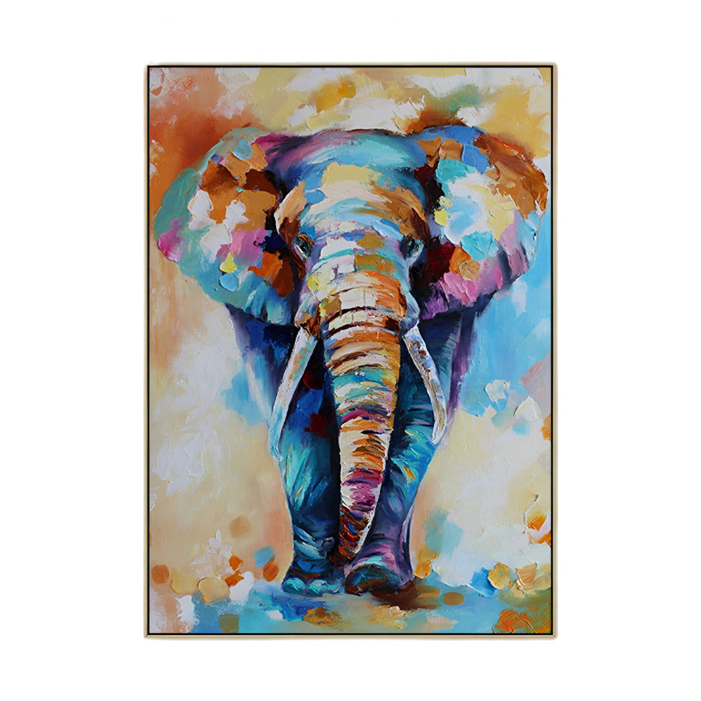 Handmade Abstract Animals Oil Painting NAYVOANI0017