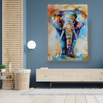 Handmade Abstract Animals Oil Painting NAYVOANI0017
