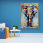 Handmade Abstract Animals Oil Painting NAYVOANI0017