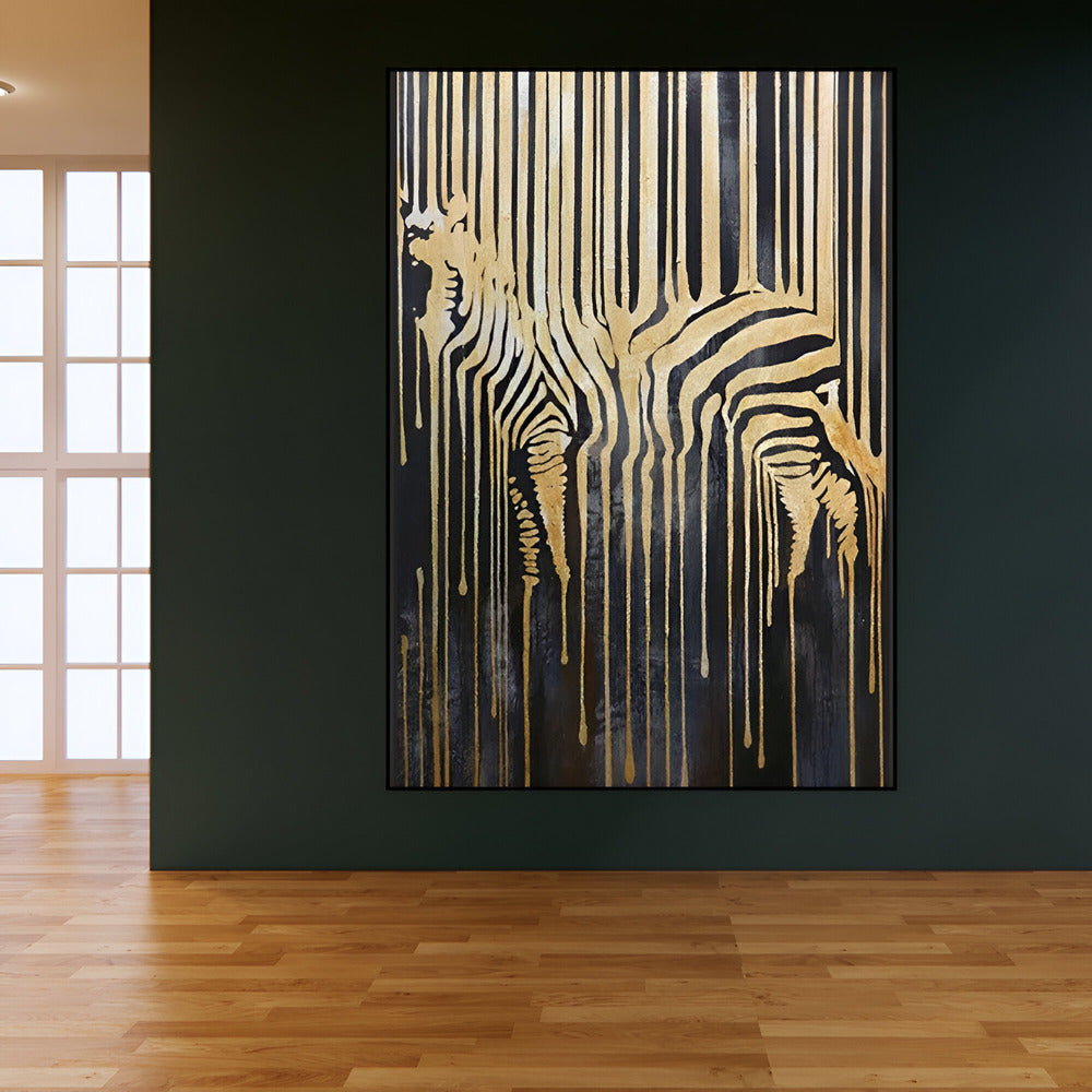 Handmade Abstract Animals Oil Painting NAYVOANI0018