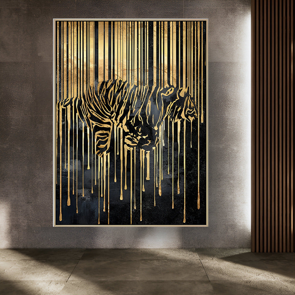Handmade Abstract Animals Oil Painting NAYVOANI0019