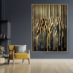 Handmade Abstract Animals Oil Painting NAYVOANI0020