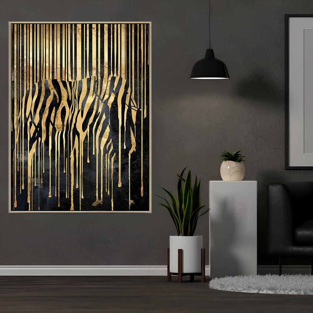 Handmade Abstract Animals Oil Painting NAYVOANI0020
