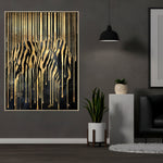 Handmade Abstract Animals Oil Painting NAYVOANI0020