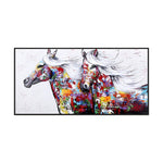 Handmade Abstract Animals Oil Painting NAYVOANI0021