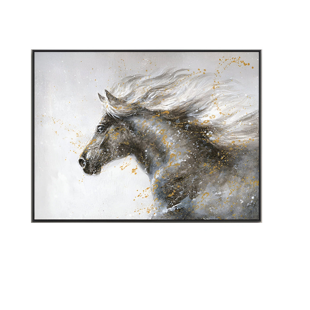 Handmade Abstract Animals Oil Painting NAYVOANI0022