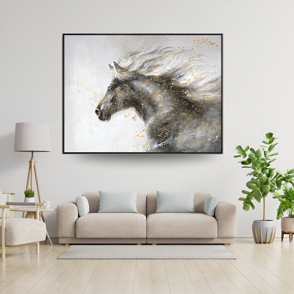 Handmade Abstract Animals Oil Painting NAYVOANI0022