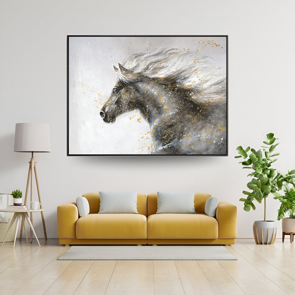Handmade Abstract Animals Oil Painting NAYVOANI0022