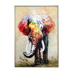 Handmade Abstract Animals Oil Painting NAYVOANI0024