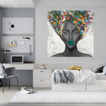 Handmade Abstract Figures Oil Painting NAYVOFIG003