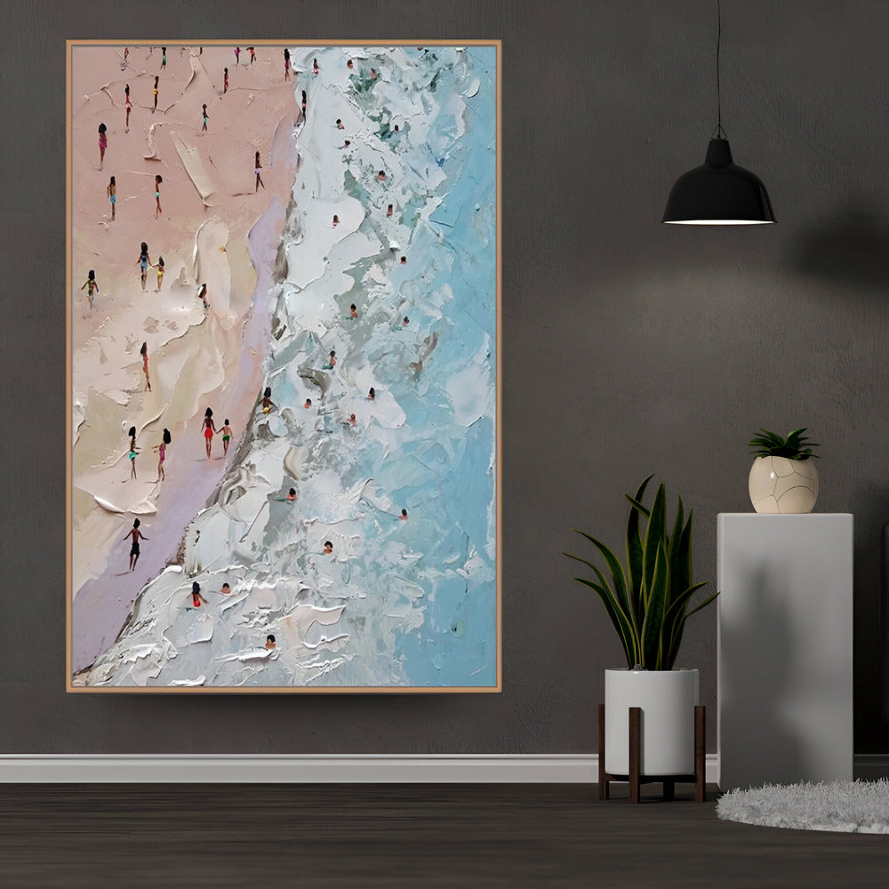 Handmade Abstract Figures Oil Painting NAYVOFIG017