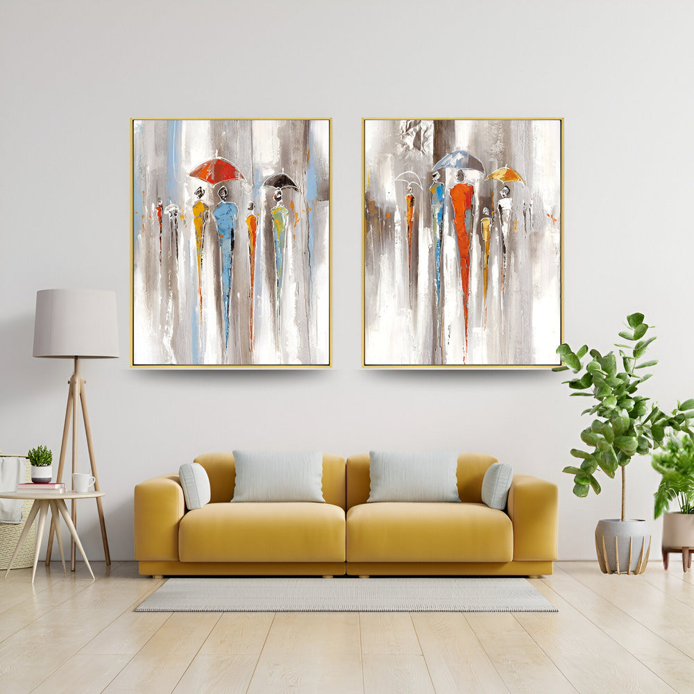 Handmade Abstract Figures Oil Painting NAYVOFIG024