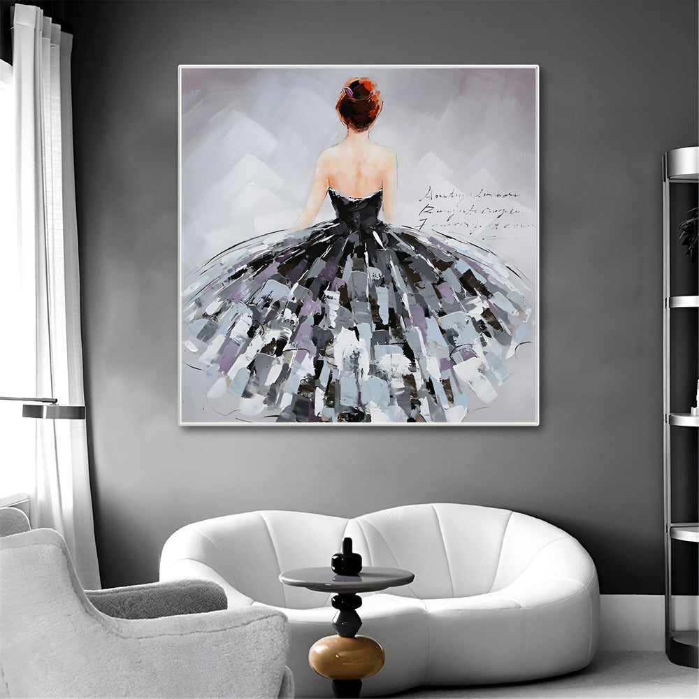Handmade Abstract Figures Oil Painting NAYVOFIG031