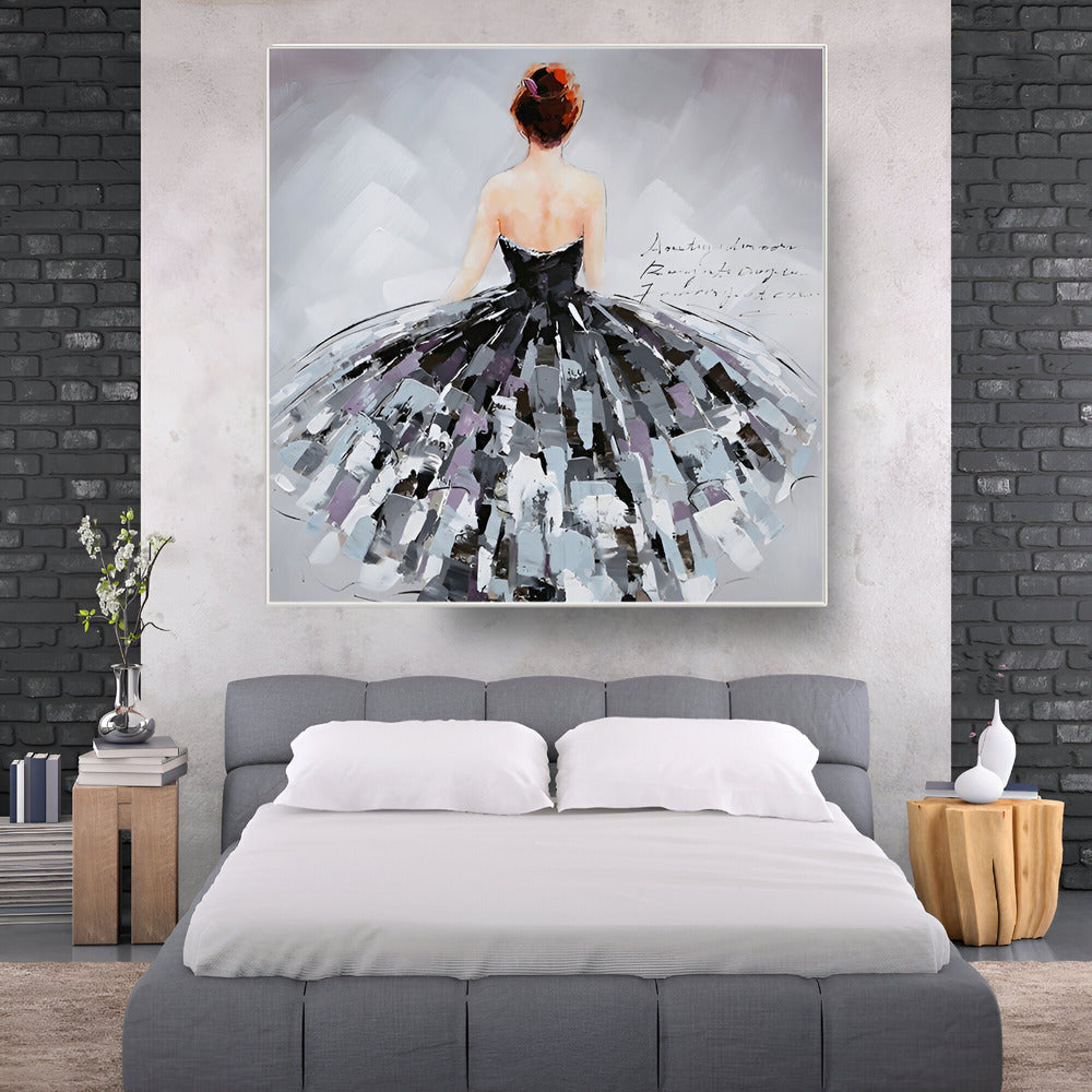 Handmade Abstract Figures Oil Painting NAYVOFIG031
