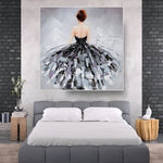 Handmade Abstract Figures Oil Painting NAYVOFIG031